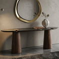 Load image into Gallery viewer, Pales Console 79" in Walnut base and Avocatus top