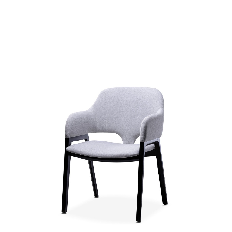 Dora Dining Chair in Natural Wood and Beige Linen 121 – Fazani Furniture