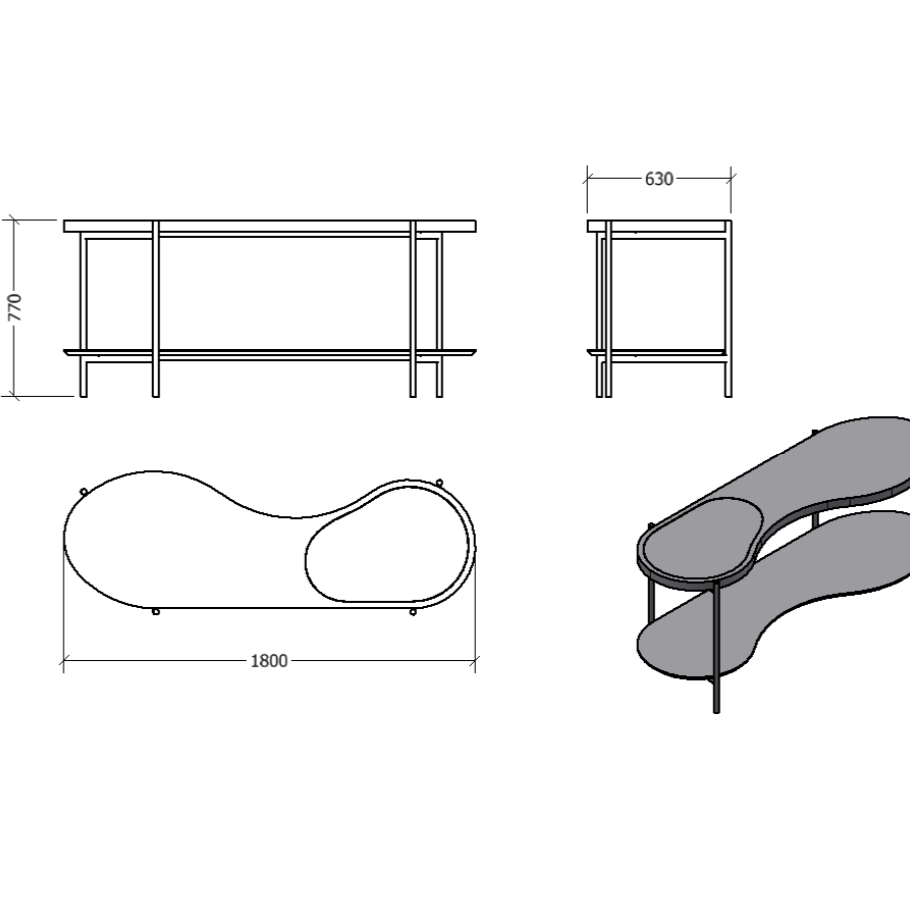 Carnauba Console