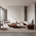 Load image into Gallery viewer, Modern living room with minimalistic furniture and large windows.