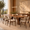 Load image into Gallery viewer, Yves Dining Table 79"/ 95" in Walnut