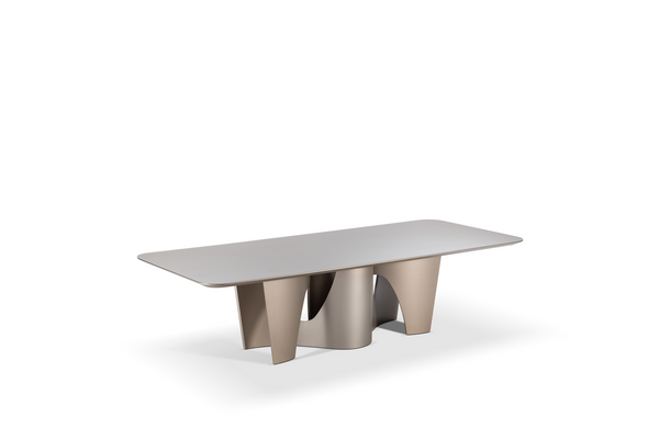 designer dining table with white background