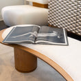 Load image into Gallery viewer, organic wood bench details
