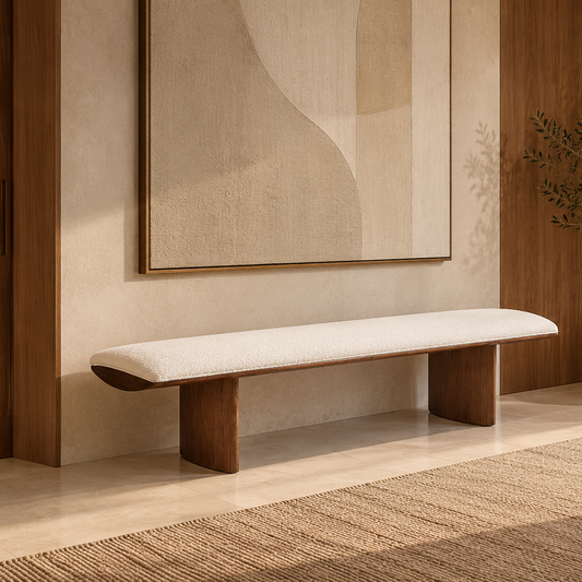 Hall_de_Entrada_Minimalista_e_Acolhedor with high end bench