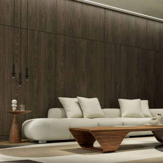 Foster Side Table in Black Lacquer / Natural Oak