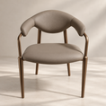 Charger l'image dans la visionneuse de la galerie, Astrid Dining Chair in Avela Leather and Still metal
