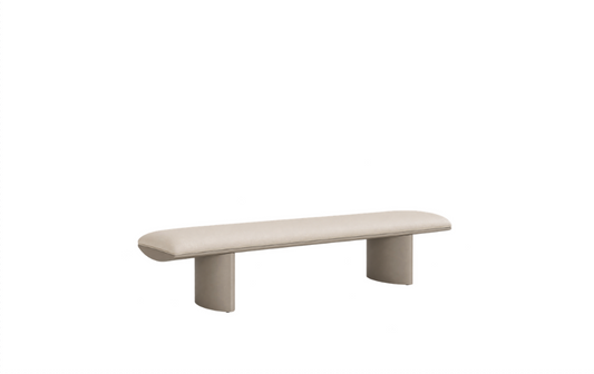 Aero Bench in Urano Lacquer and Fabric 160