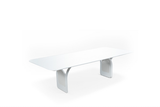 Agra Dining Table 87" in Natural Oak