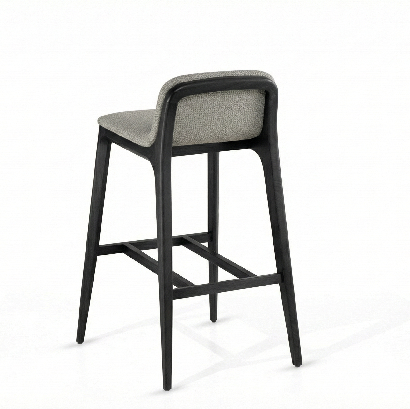 modern counter stool in solid wood