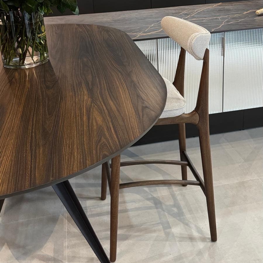 wood stool in a kitchen place