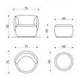 Load image into Gallery viewer, Magia Swivel Armchair
