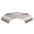 Load 3D model into Gallery viewer, sculptural coffee table in walnut finish, organic shape
